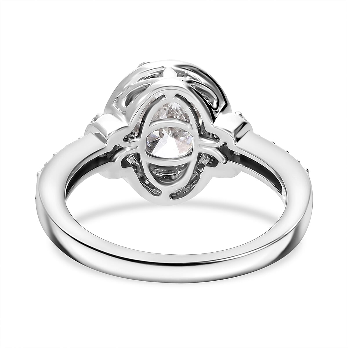 Luxuriant Diamond - 950 Platinum IGI Certified VS1-G (OVL 2.00 Ct) Lab Grown Diamond Ring 2.51 Ct.Platinum Wt 6.10 Gms Luxuriant Diamond - 950 Platinum IGI Certified VS1-G (OVL 2.00 Ct) Lab Grown Diamond Ring 2.51 Ct.Platinum Wt 6.10 Gms