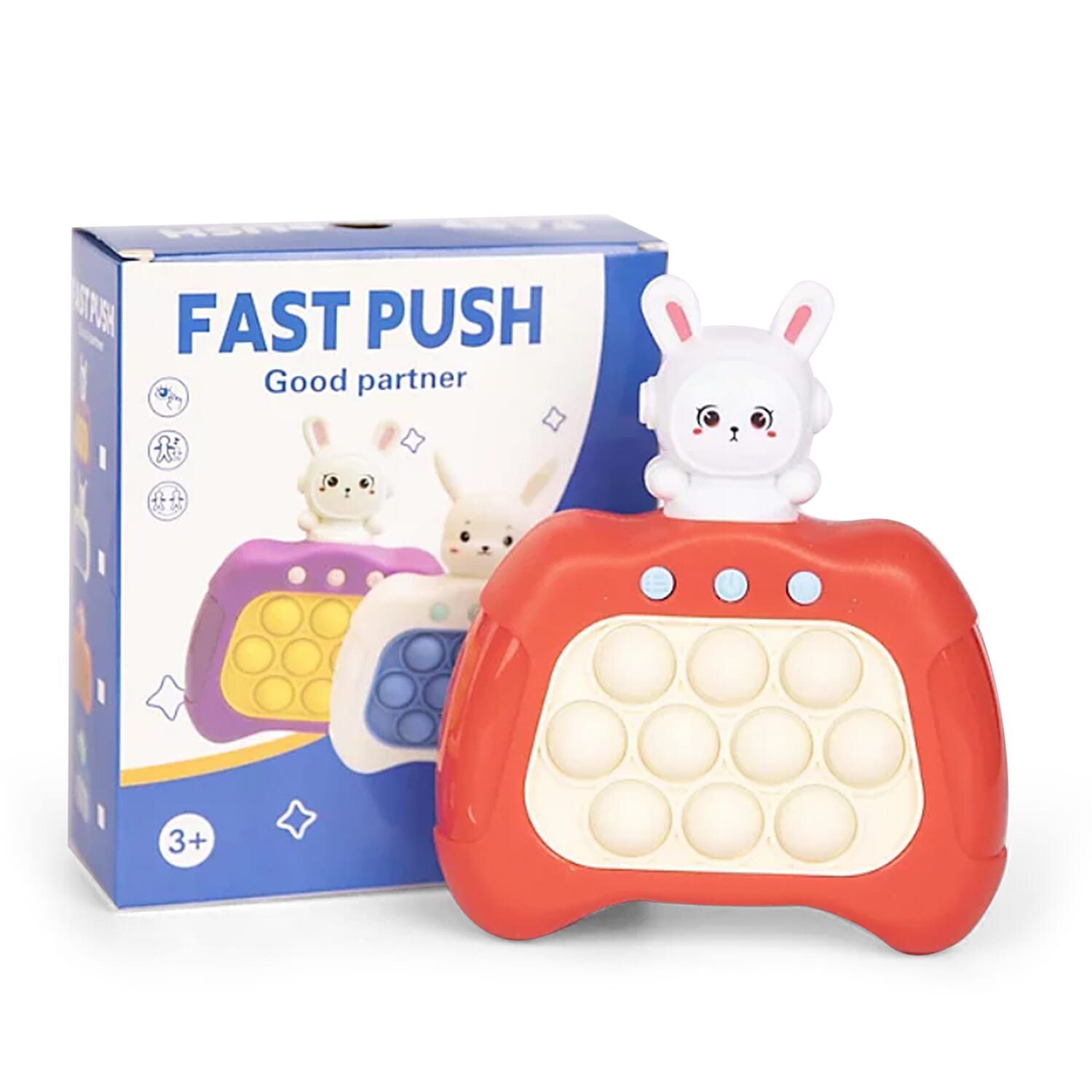 Memory Enhancement Fast Push Toy - Red
