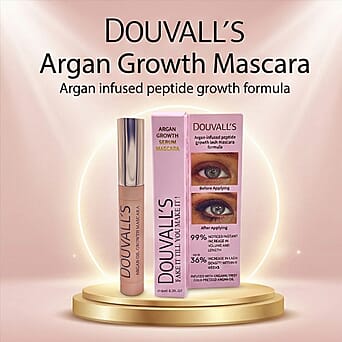 https://tjcuk.sirv.com/Products/79/9/7992480/Douvalls-Argan-Infused-Growth-Serum-Mascara-Make-Up-6ml-Achieve-Longer_7992480_1.jpg?w=342&h=342