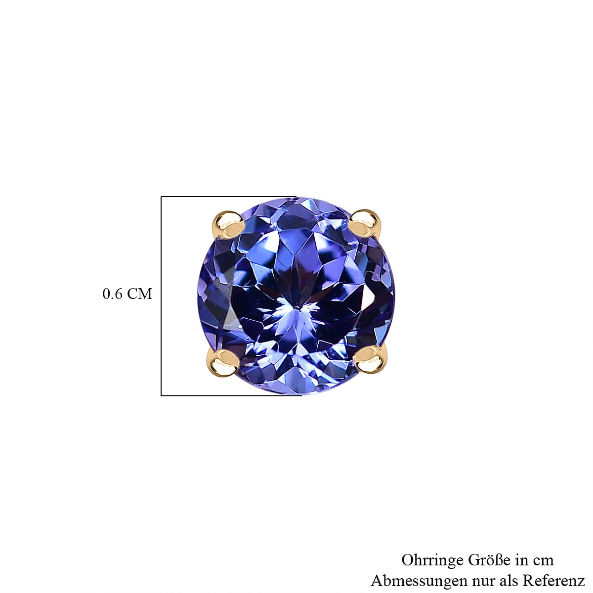 NY Close Out - 14K Yellow Gold AAA Tanzanite Stud Push Back Earring 2.00 Ct. NY Close Out - 14K Yellow Gold AAA Tanzanite Stud Push Back Earring 2.00 Ct.