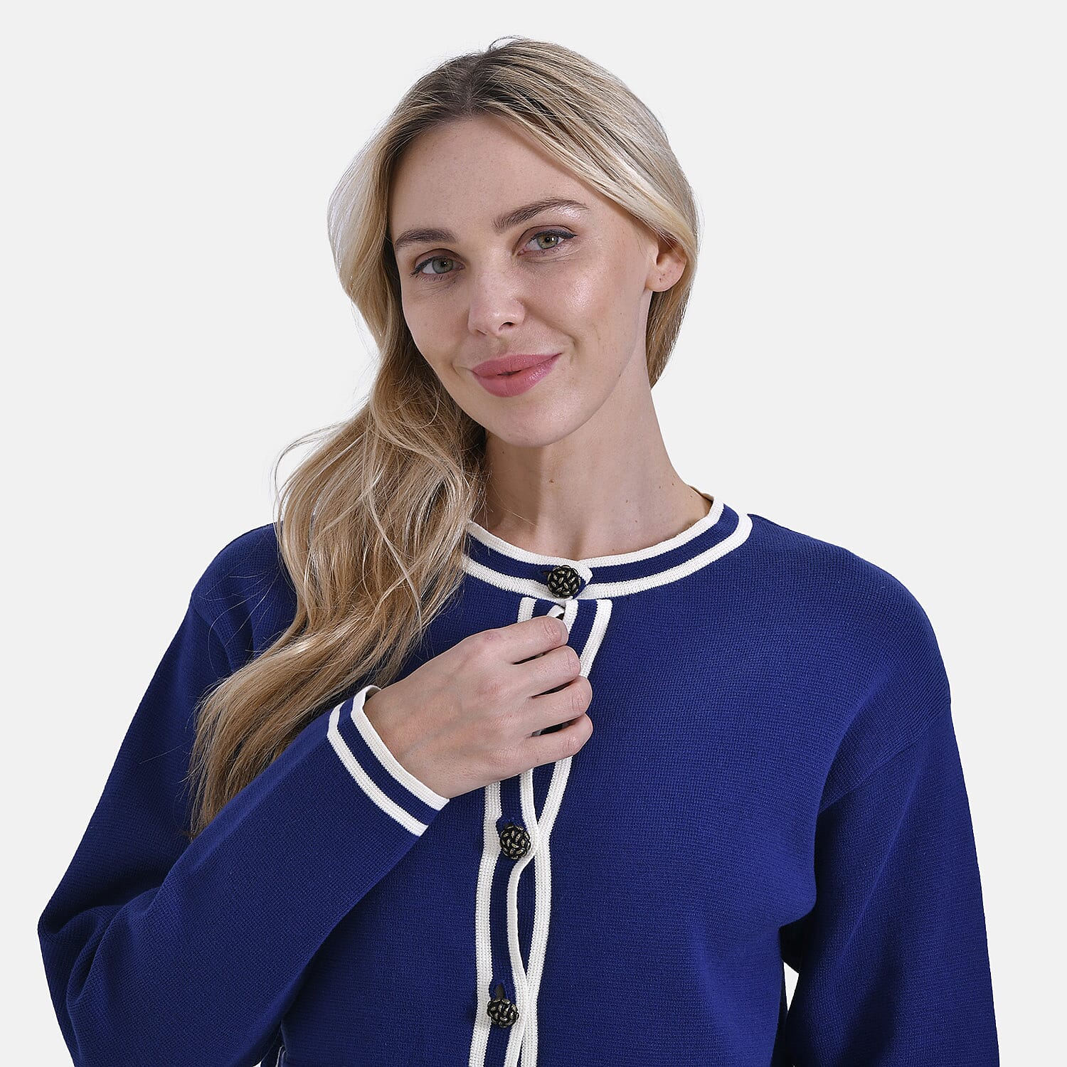 La Marey Pure Cotton Knitted Jacket