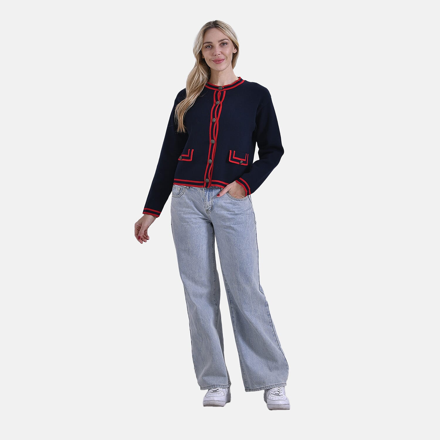 La Marey Pure Cotton Knitted Jacket