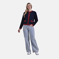 La Marey Pure Cotton Knitted Jacket