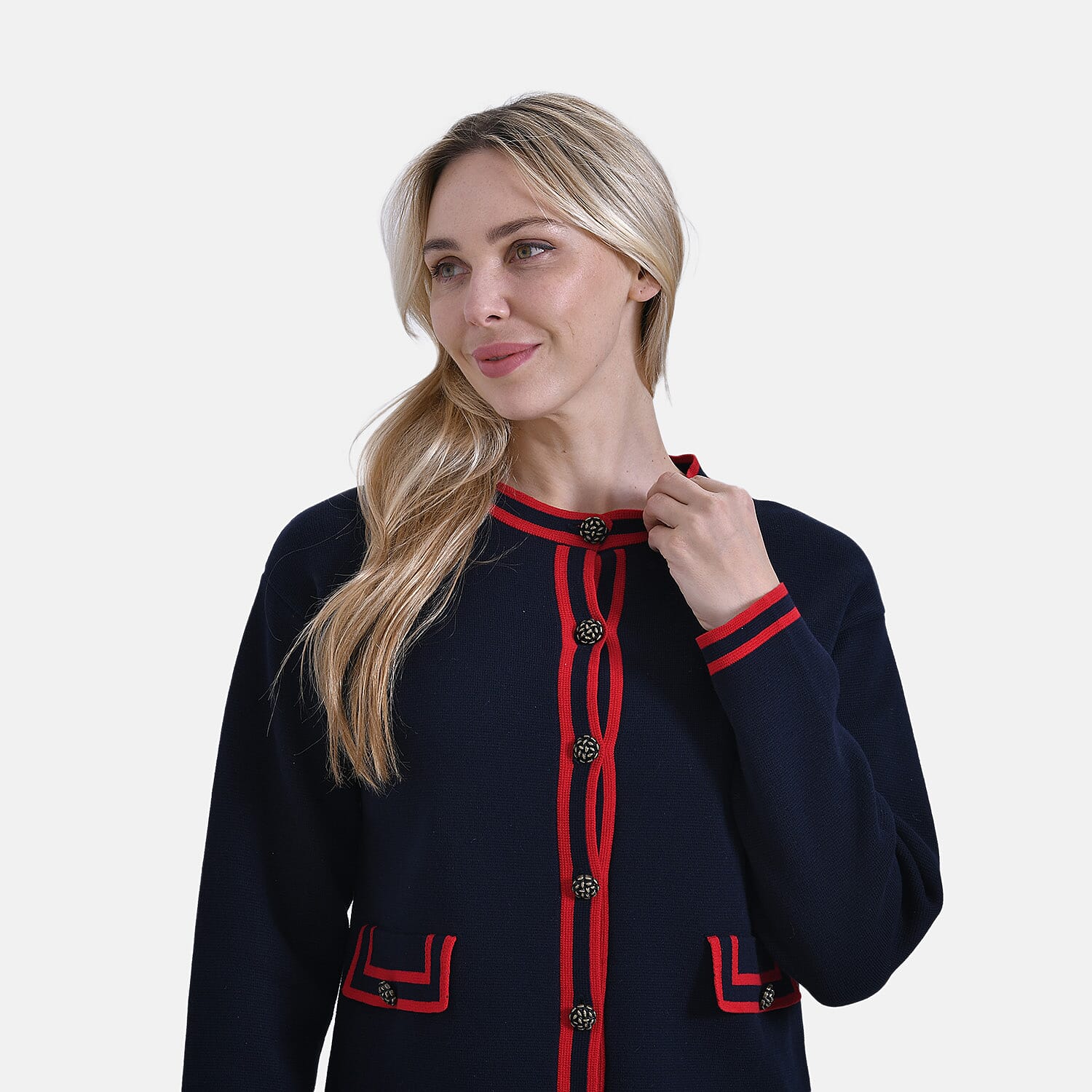 La Marey Pure Cotton Knitted Jacket