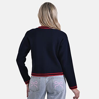 https://tjcuk.sirv.com/Products/79/9/7993347/La-Marey-100-Cotton-Knitted-Jacket-Size-XL-Navy-Red_7993347_2.jpg?w=342&h=342