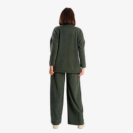 New Collection Corduroy Blouse (One Size) - Khaki