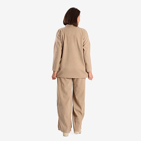 New Collection Corduroy Trouser (One Size) - Stone