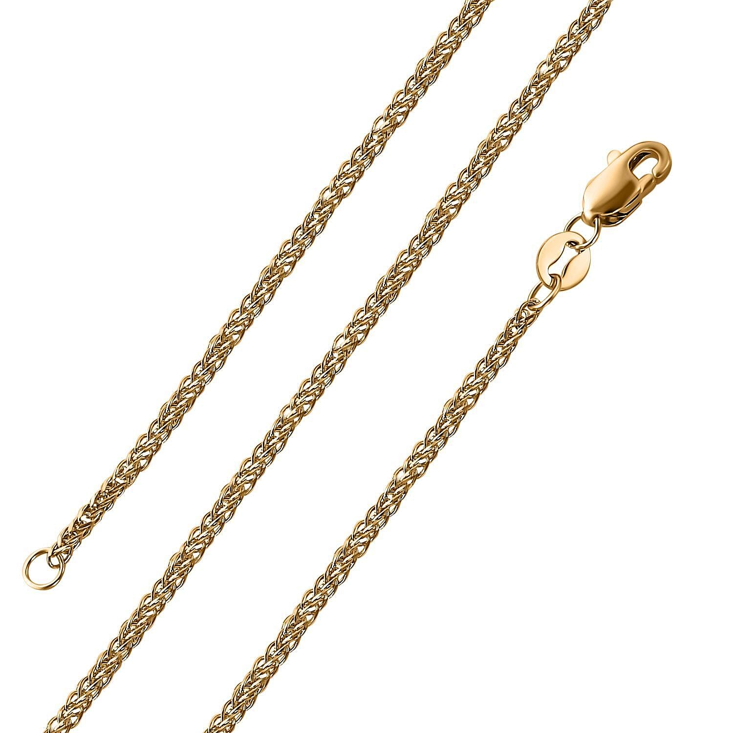 Mega Close Out Deal- 9K Yellow Gold  Necklace (Size - 30) Gold Wt. 2 Gms