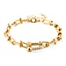 Designer Inspired  Bracelet (Size - 7.5 - 2 Ext) with Lobster Clasp in Yellow Gold Plating