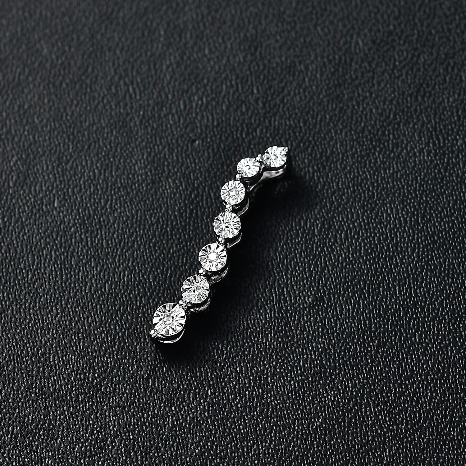Close Out Deal - Natural White Diamond Cascade Pendant