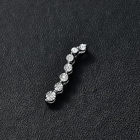 Close Out Deal - Natural White Diamond Cascade Pendant