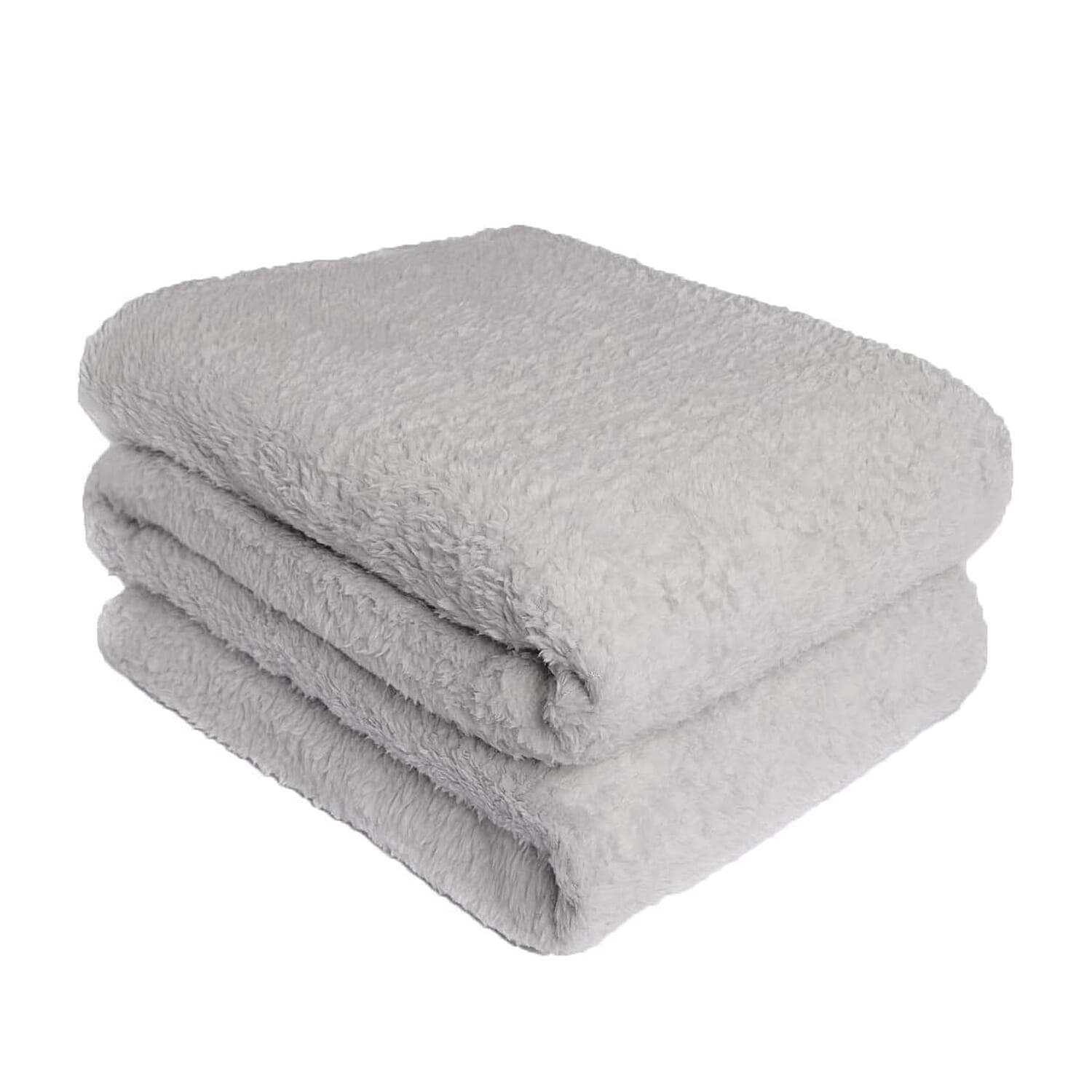 Microfiber Comfort Blanket Single Size (Size 130 x 170 cm) - Light Grey