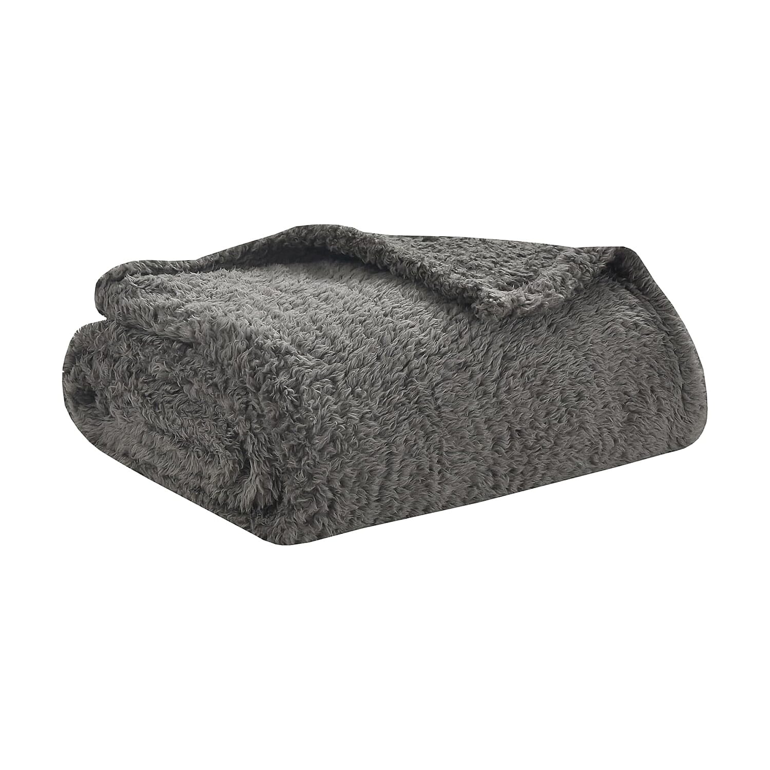 Microfiber Comfort Blanket Single Size (Size 130 x 170 cm) - Grey