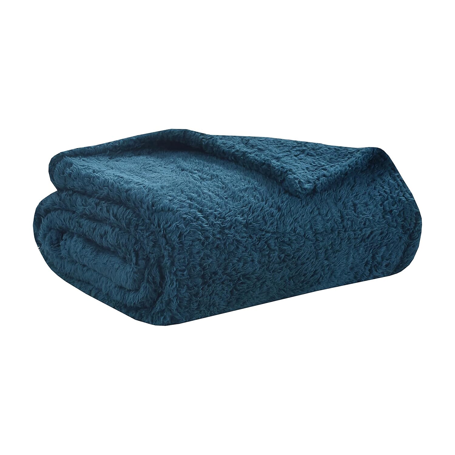 Microfiber Comfort Blanket Single Size (Size 130 x 170 cm) - Navy