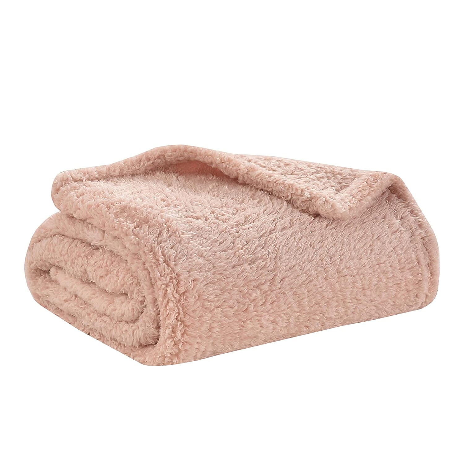 Microfiber Throw Blanket King Size (Size 200x200 cm) - Pink