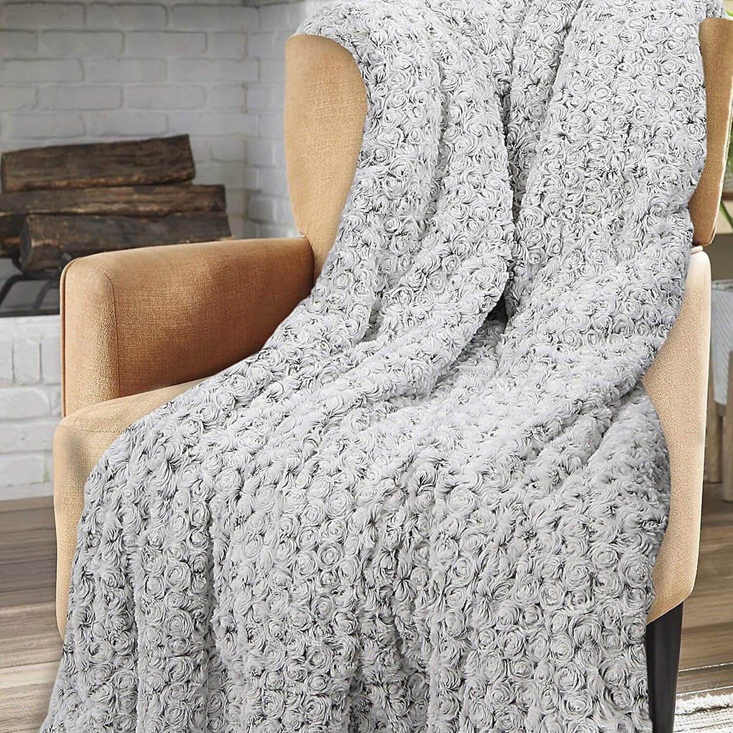 Super Soft Sleep - Snuggle Cozy Throw Blanket (Size 150x130 cm) - Grey