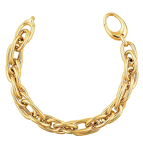 9K Yellow Gold Bracelet (Size - 7.5) with Lobster Clasp, Gold Wt. 19.90 Gms.