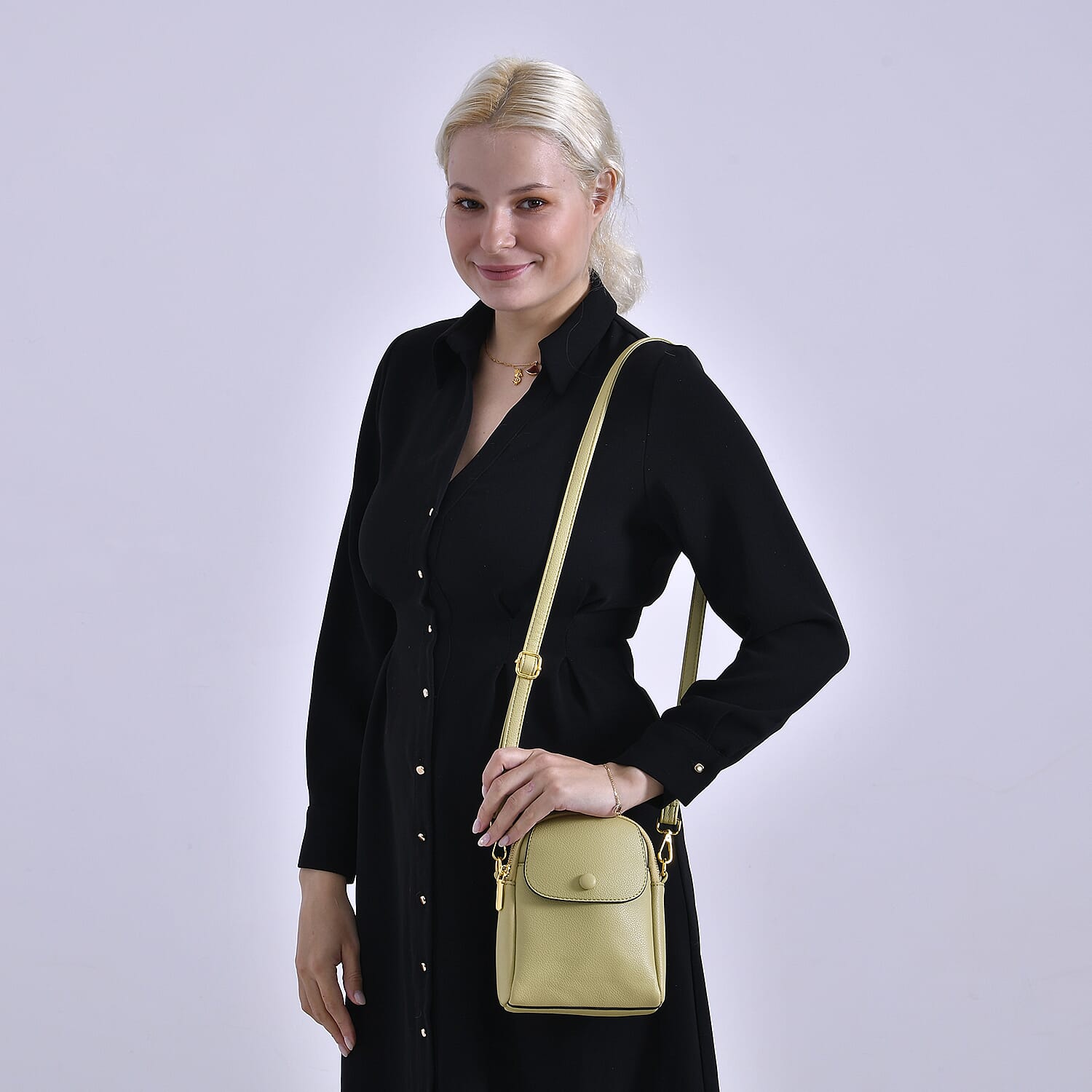 DEAL OF THE DAY - Versatile Small Western Crossbody Bag with Detachable Shoulder Strap - Olive
