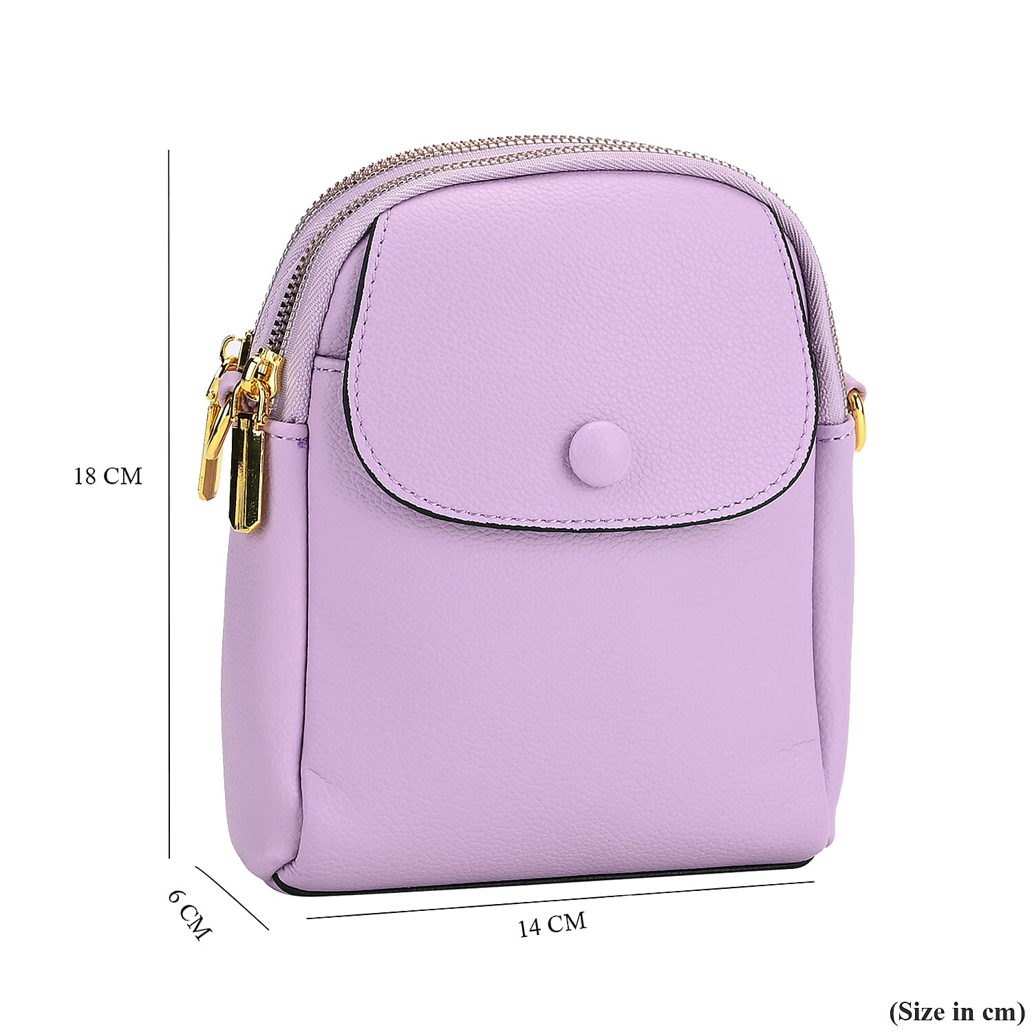 DEAL OF THE DAY - Versatile Small Western Crossbody Bag with Detachable Shoulder Strap - Purple