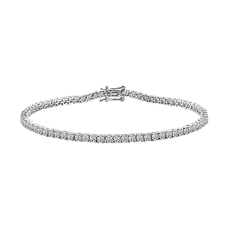 Luxuriant Diamond 950 Platinum Lab Grown Diamond (VS-GH ) SGL Certified Bracelet (Size - 7.5) 5.00 Ct. Platinum wt. 11.31 Gms.