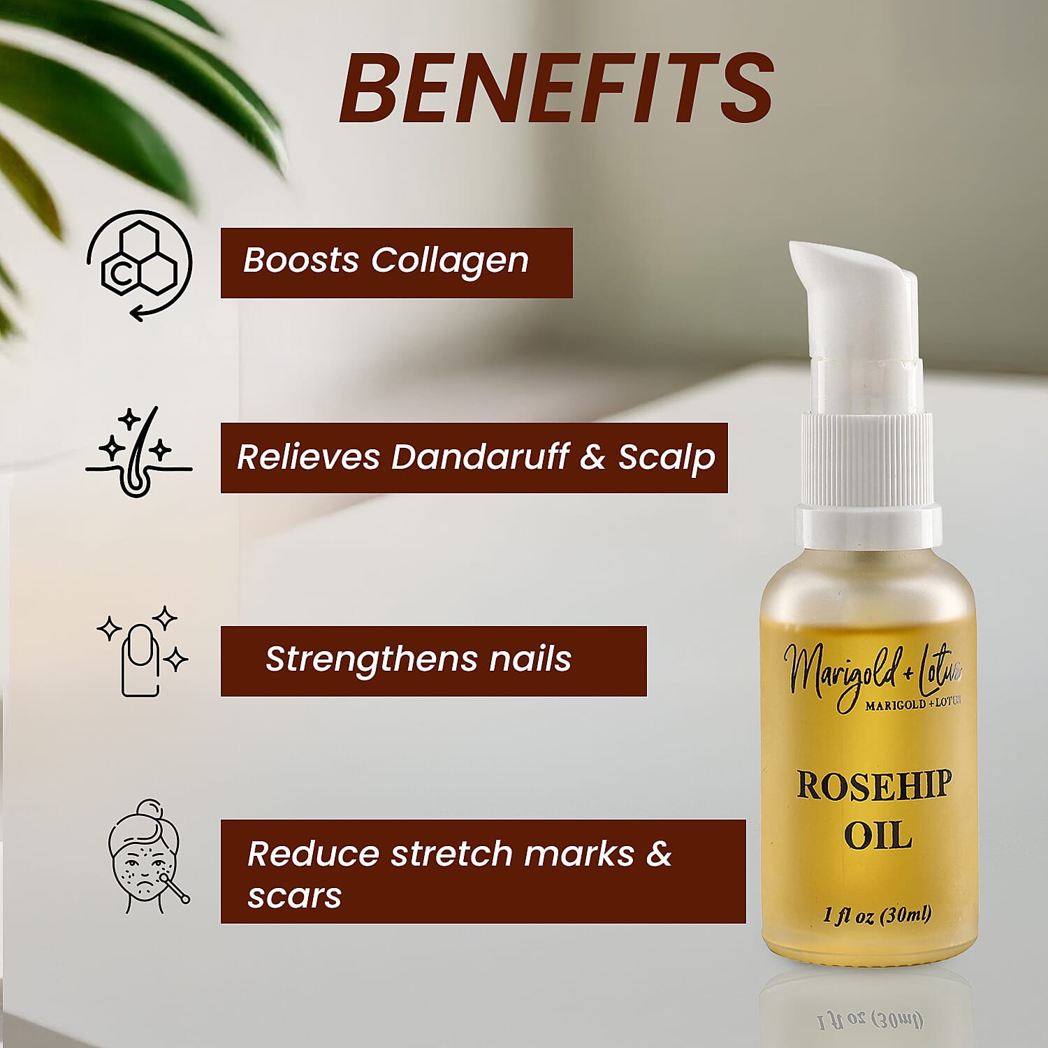 Marigold & Lotus Roseip oil 30 ml