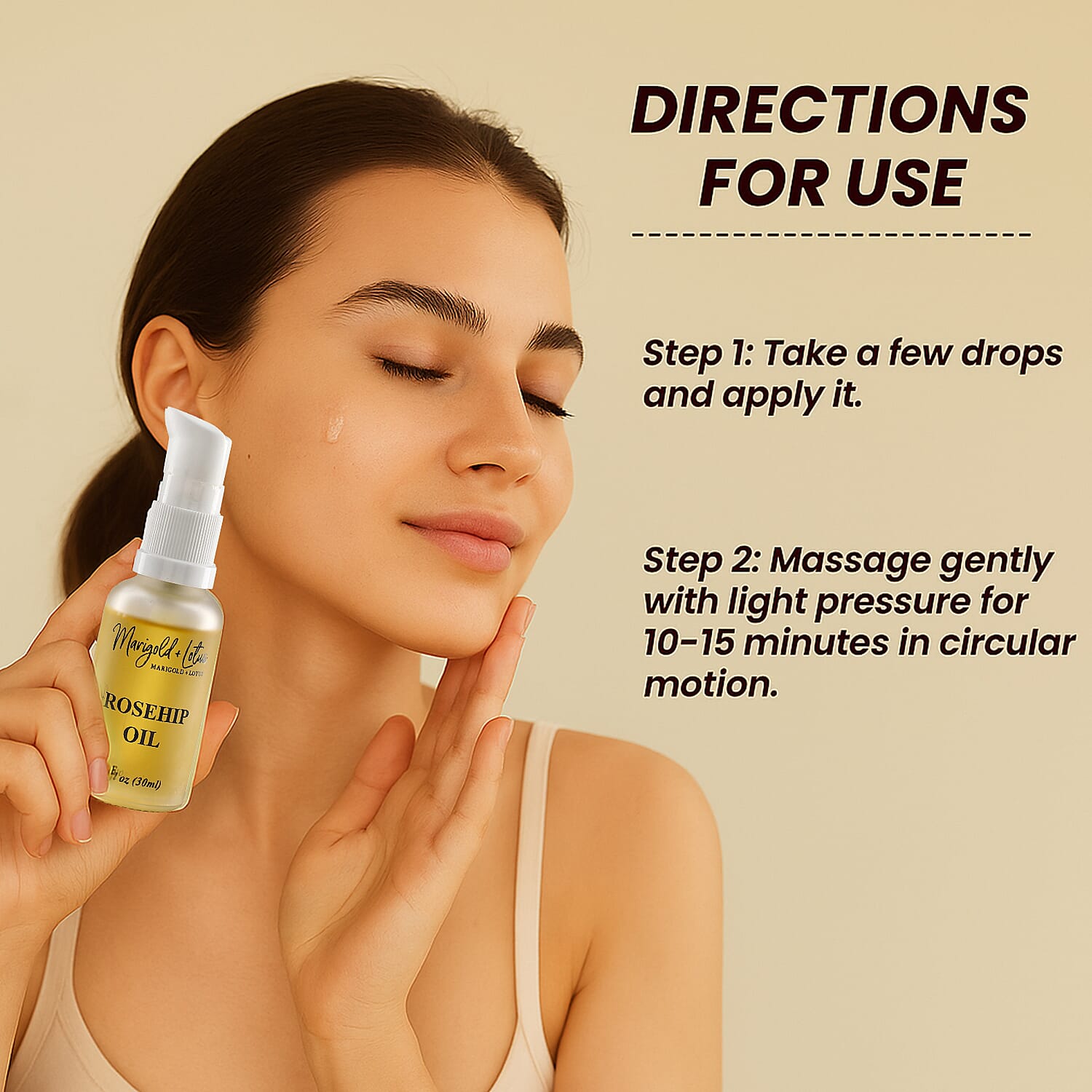 Marigold & Lotus Roseip oil 30 ml