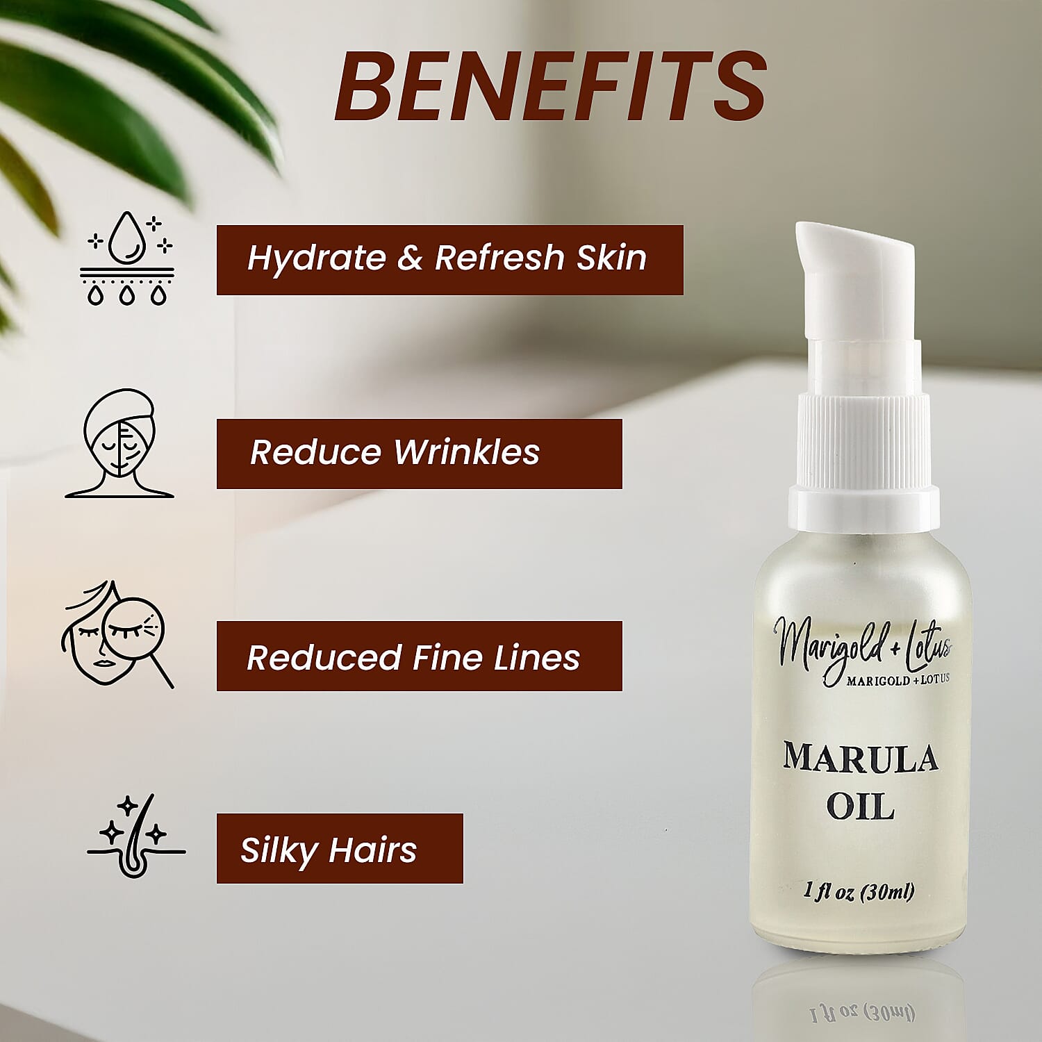 Marigold & Lotus Marula Oil - 30ml