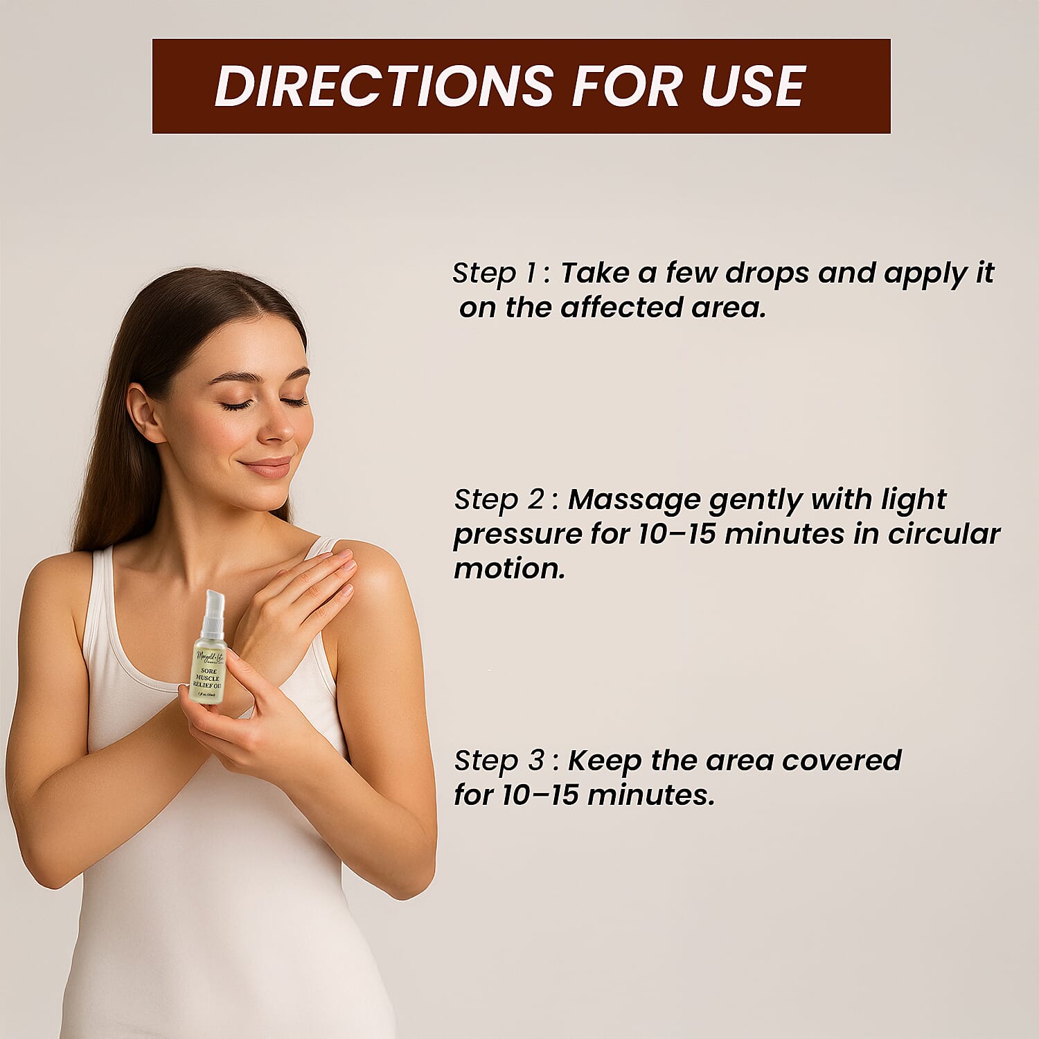 Marigold & Lotus Sore Muscle Relief Oil - 30ml