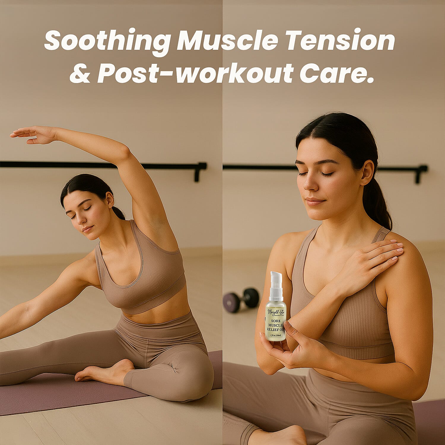 Marigold & Lotus Sore Muscle Relief Oil - 30ml