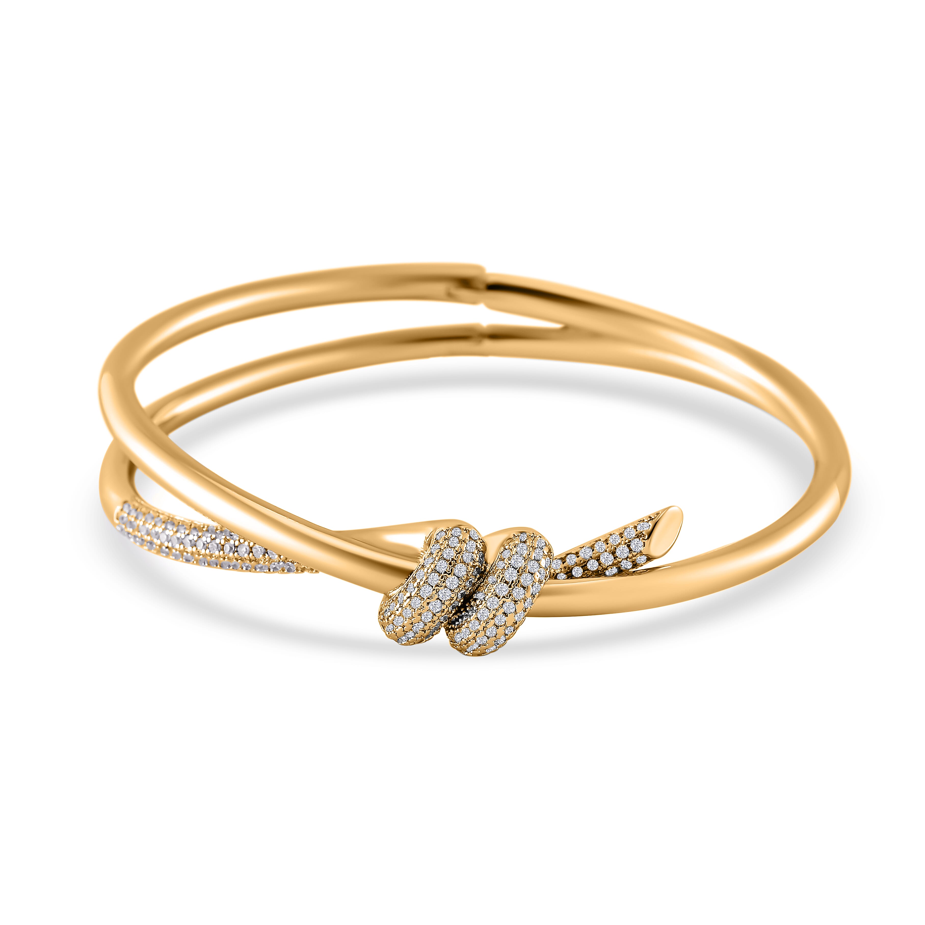 Designer Inspiration - Double Row Knot Bangle (Size - 7.5)