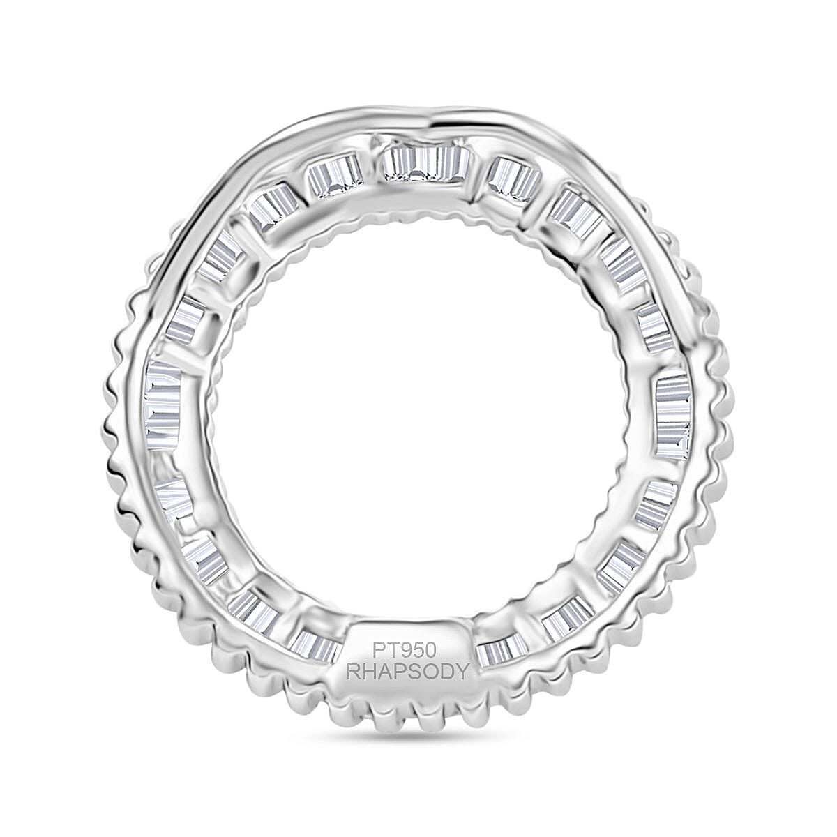 RHAPSODY 950 Platinum IGI Certified VS-EF Natural White Diamond Circle of Life Pendant 0.50 Ct RHAPSODY 950 Platinum IGI Certified VS-EF Natural White Diamond Circle of Life Pendant 0.50 Ct
