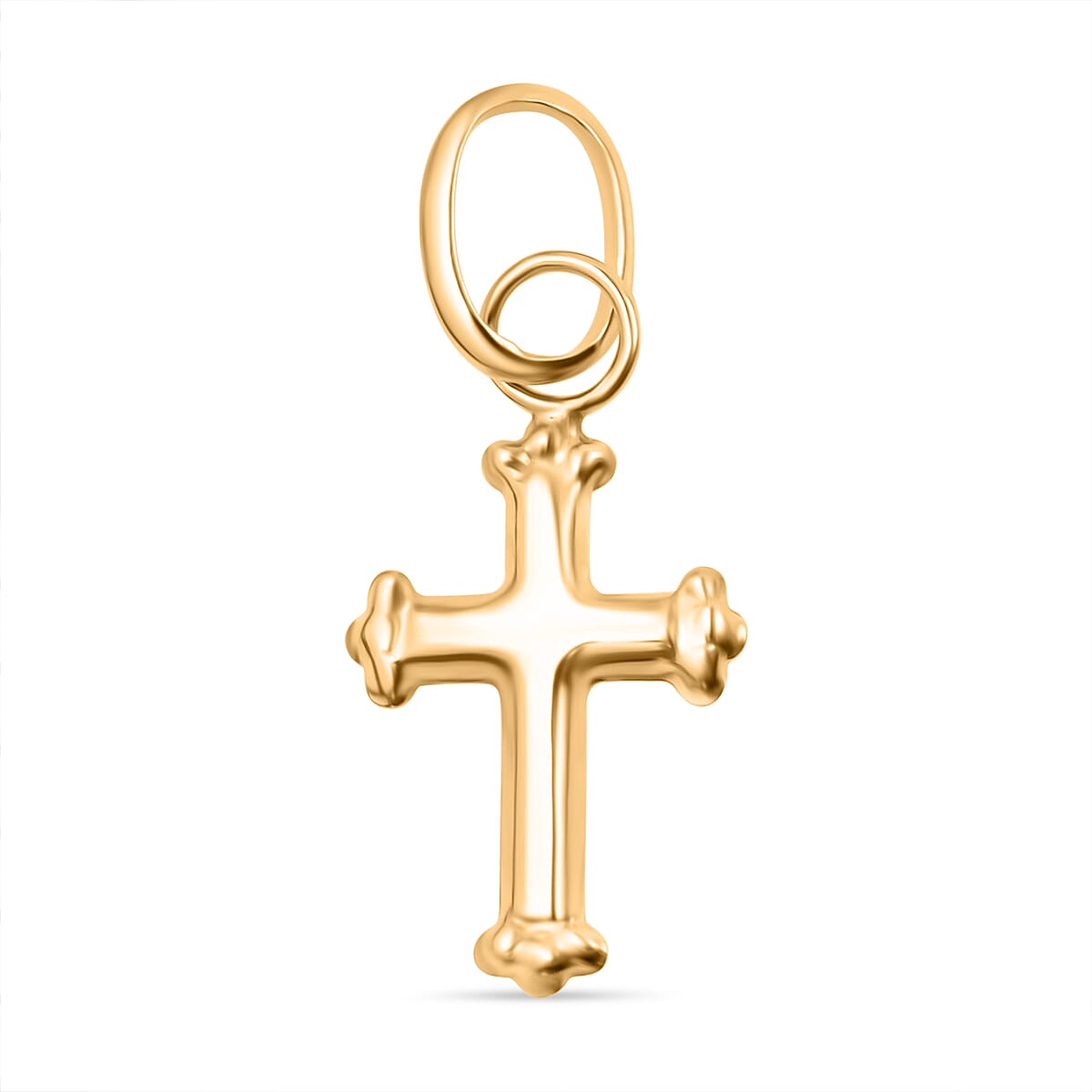 Hatton Garden Close Out Deal- 9K Yellow Gold Cross Pendant