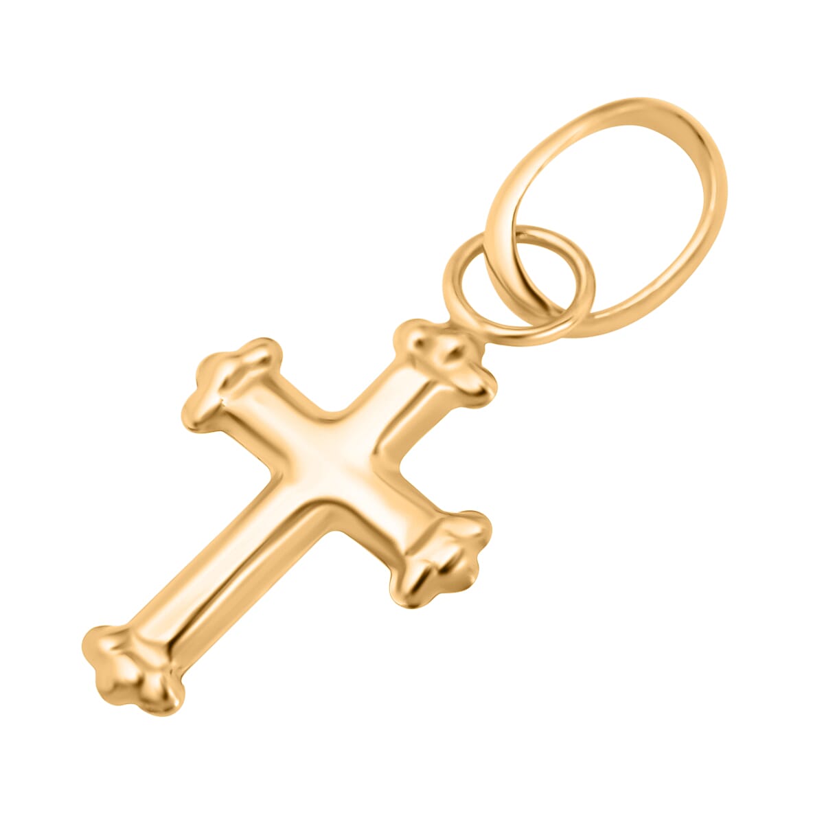 Hatton Garden Close Out Deal- 9K Yellow Gold Cross Pendant