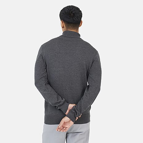 Brave Soul Cotton Jumper - Dark Charcoal