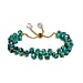 Champagne AB Color & White Crystal Bracelet
