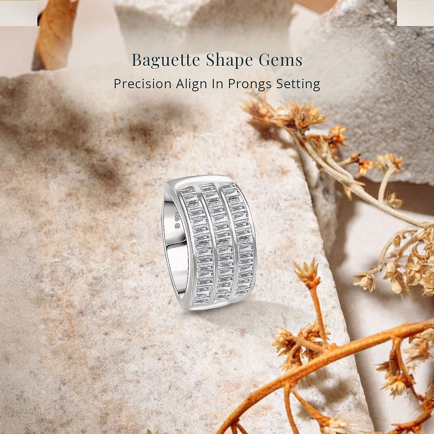 Luxuriant Diamond - Lab Grown Diamond (I1-G-H) Ring in Sterling Silver 1.16 Ct, Silver Wt. 6.24 Gms.