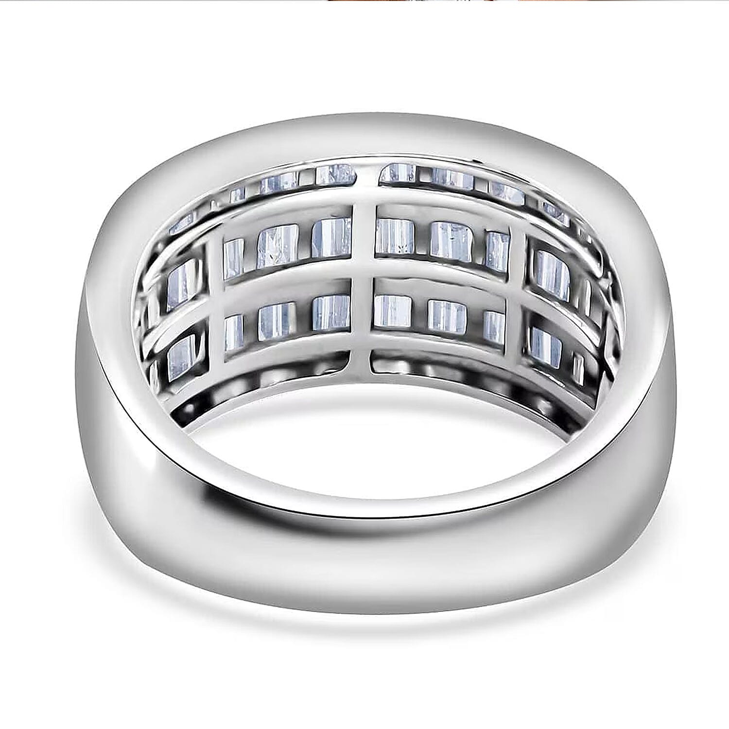 Luxuriant Diamond - Lab Grown Diamond (I1-G-H) Ring in Sterling Silver 1.16 Ct, Silver Wt. 6.24 Gms.