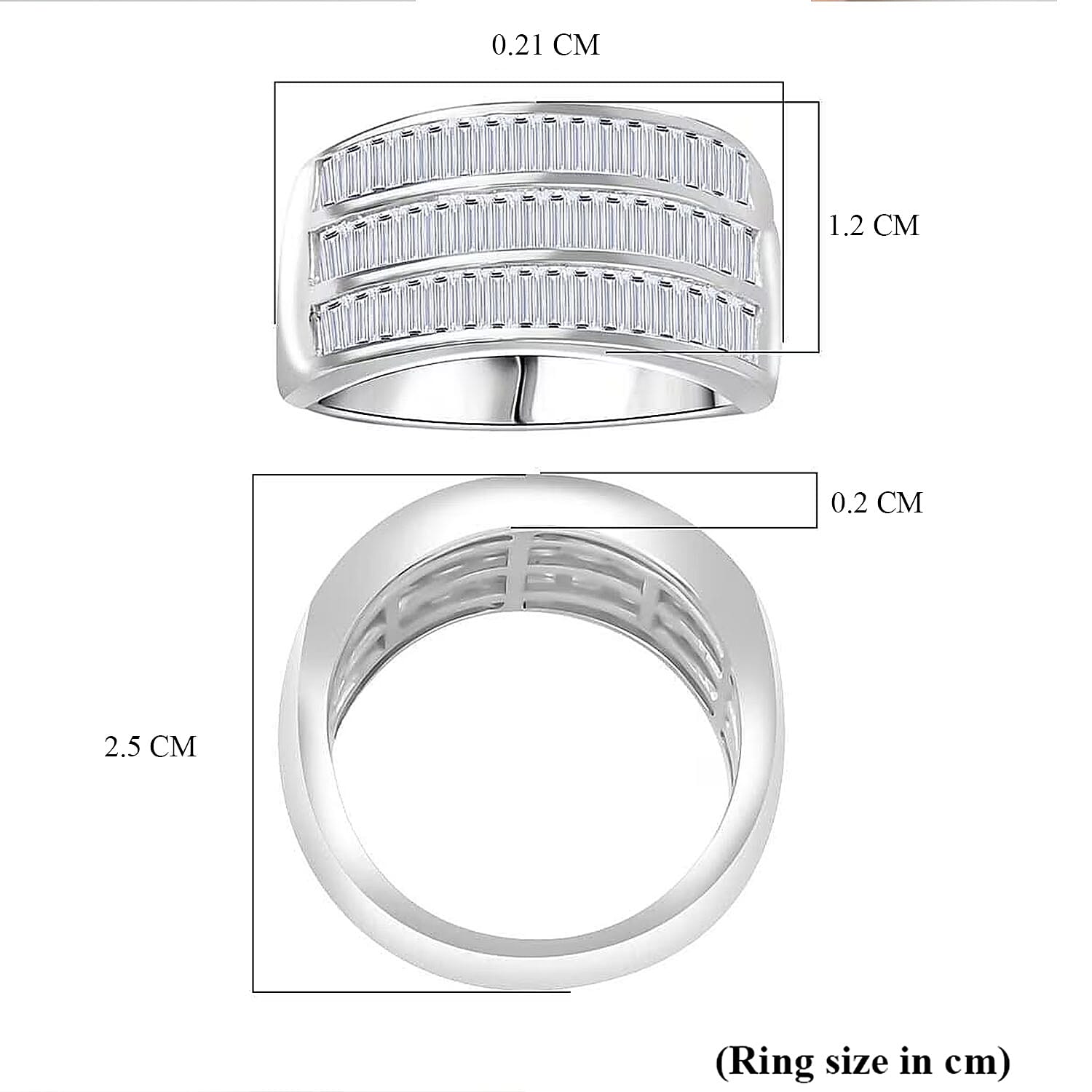 Luxuriant Diamond - Lab Grown Diamond (I1-G-H) Ring in Sterling Silver 1.16 Ct, Silver Wt. 6.24 Gms.