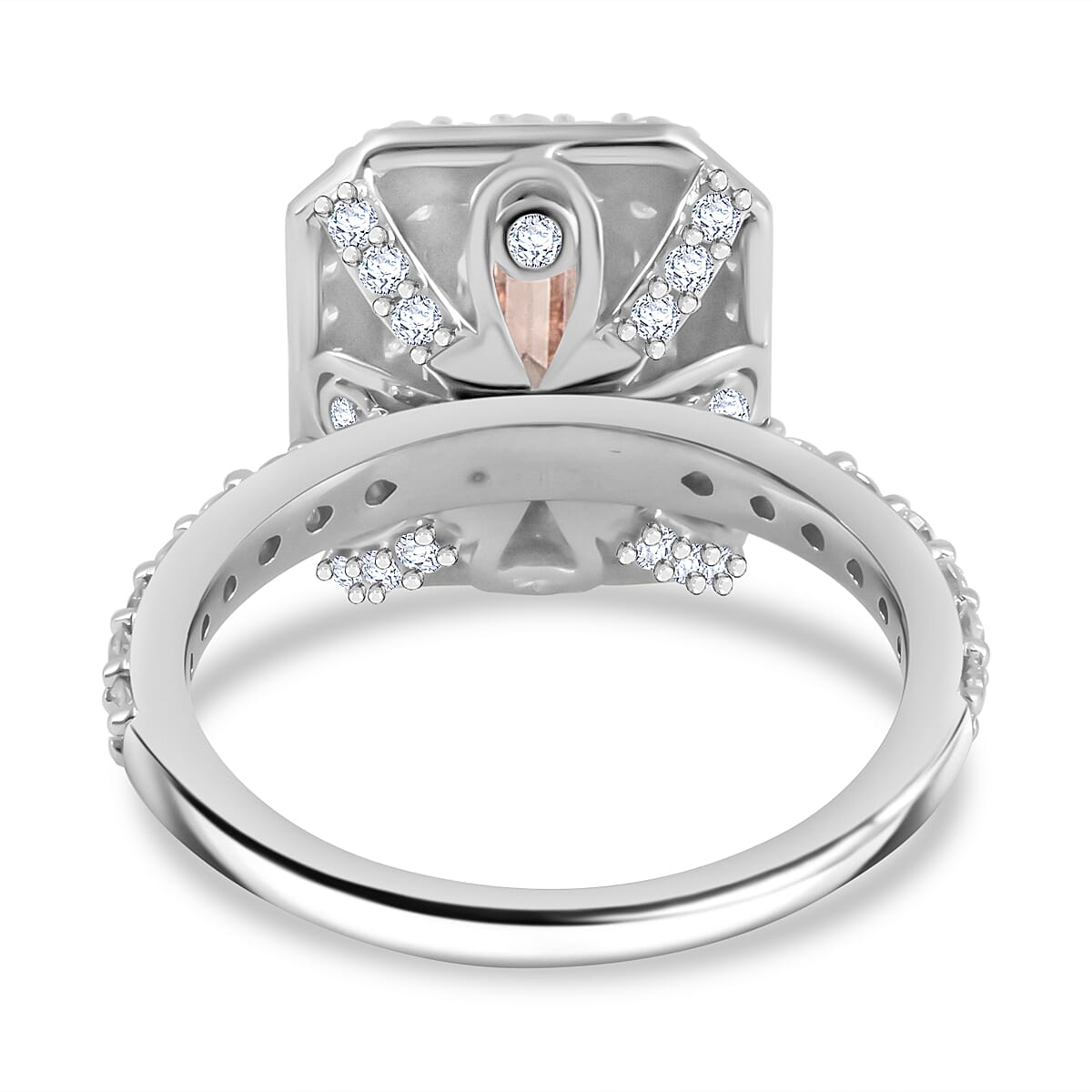 Luxuriant Diamond - 14K White Gold Pink Diamond & Lab Grown Diamond  (VS-SI-G-H) Ring 2.50 Ct