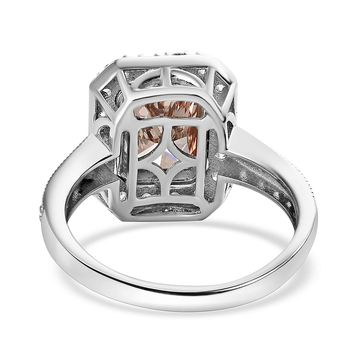 Luxuriant 14K White & Rose Gold (VS-SI) Pink Diamond (SI-GH), Lab Grown Diamond Ring 2.74 Ct.