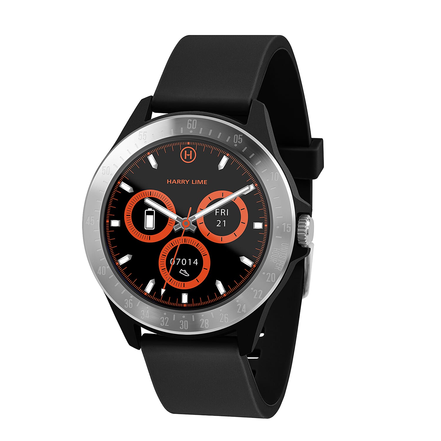 Harry Lime Smart Watch With Wireless Bluetooth Earbuds in Charging Case