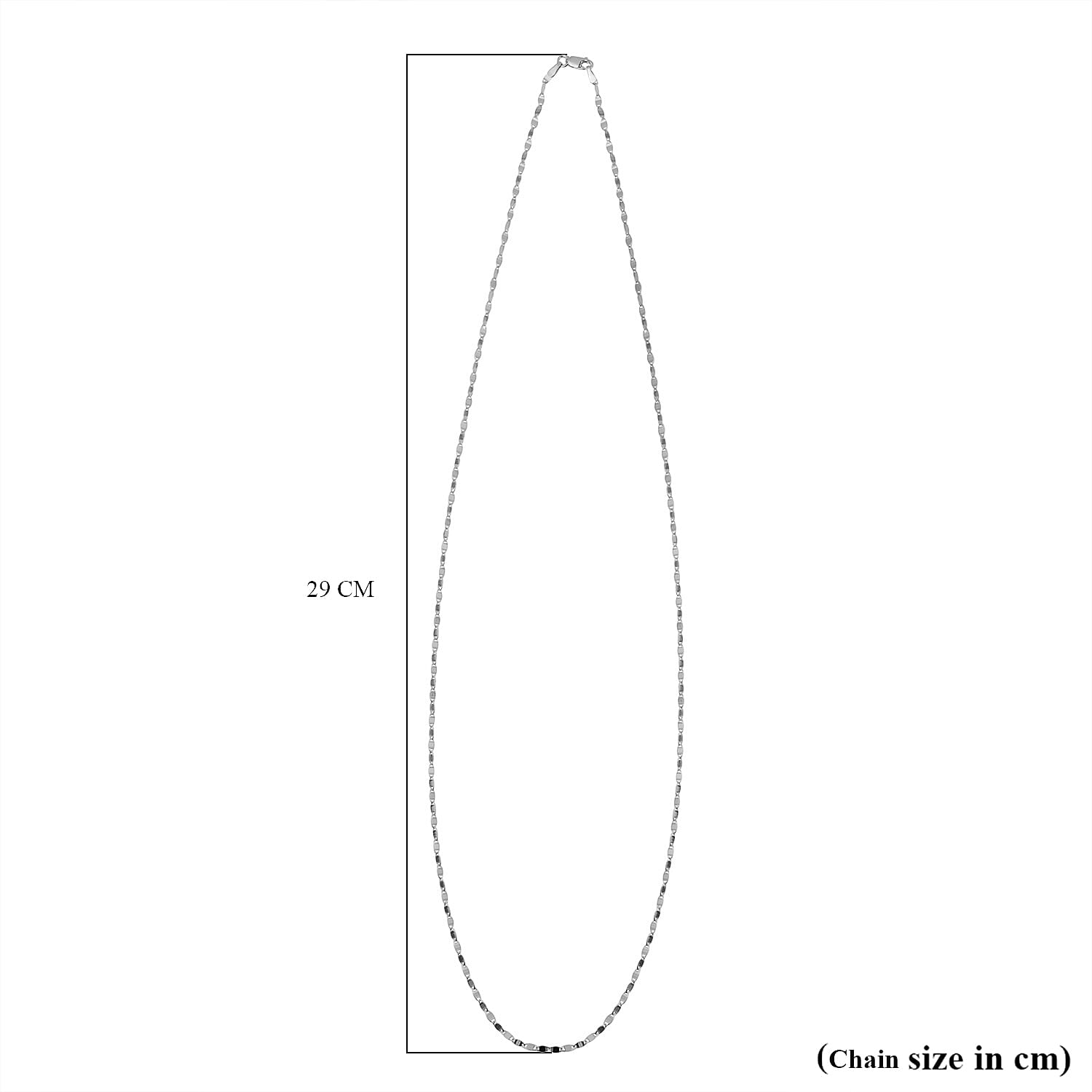 Hatton Garden Closeout - Rhodium Overlay Sterling Silver Confetti Necklace (Size - 24) With Lobster Clasp