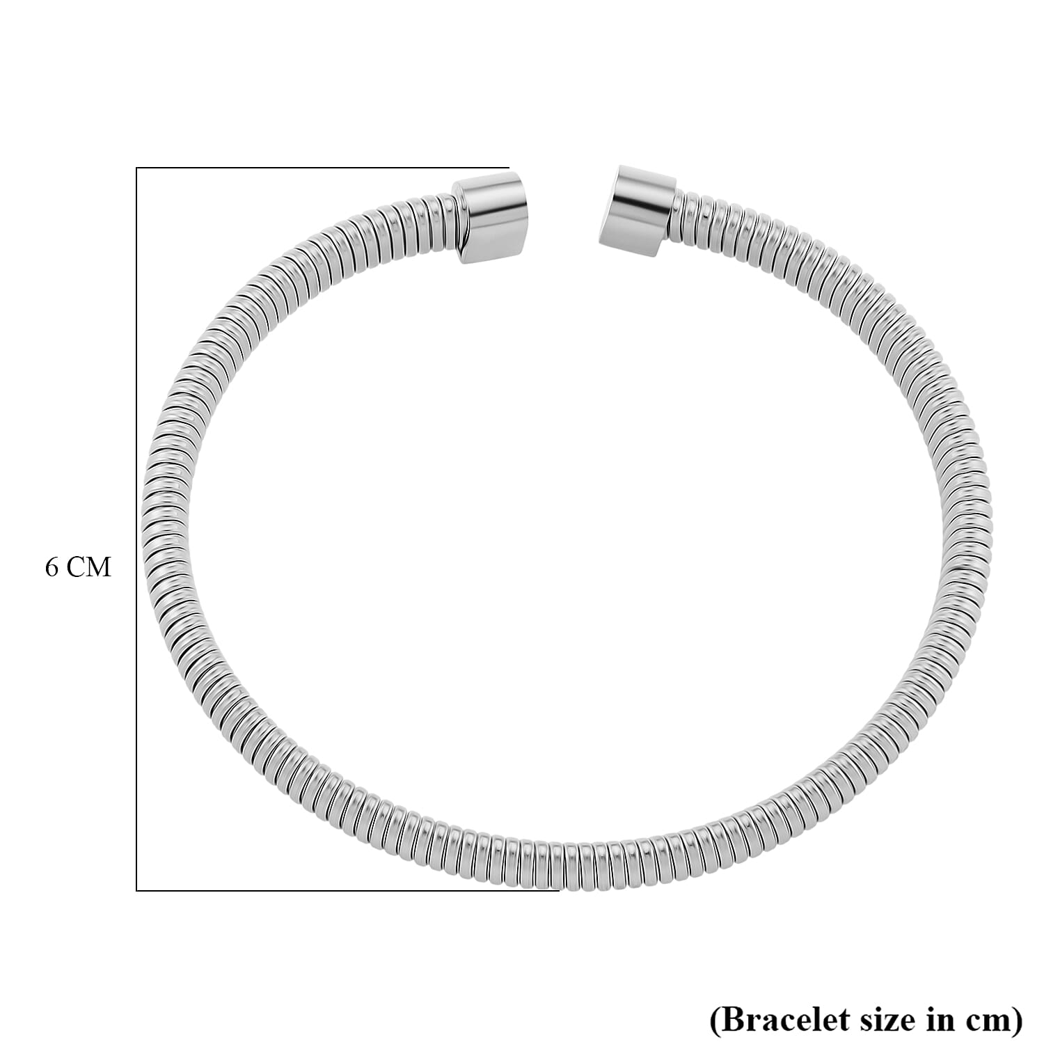 Designer Inspired  - Tubogas Bangle (Adjustable) - Silver