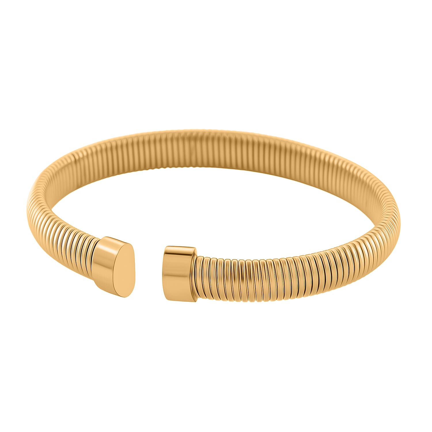 Designer Inspired  - Tubogas Bangle (Adjustable) - Gold