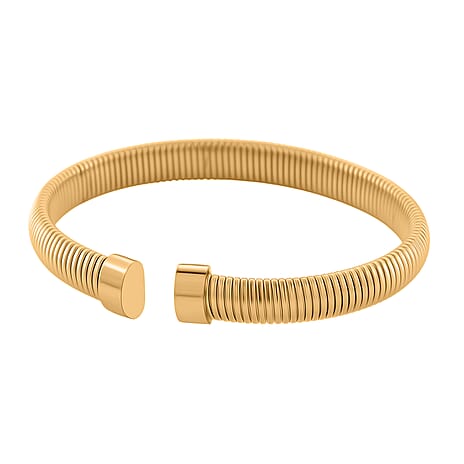 Designer Inspired  - Tubogas Bangle (Adjustable) - Gold
