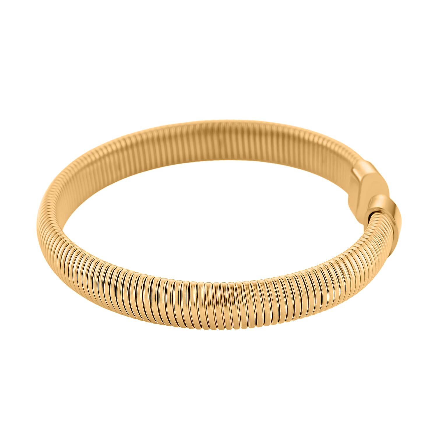 Designer Inspired  - Tubogas Bangle (Adjustable) - Gold