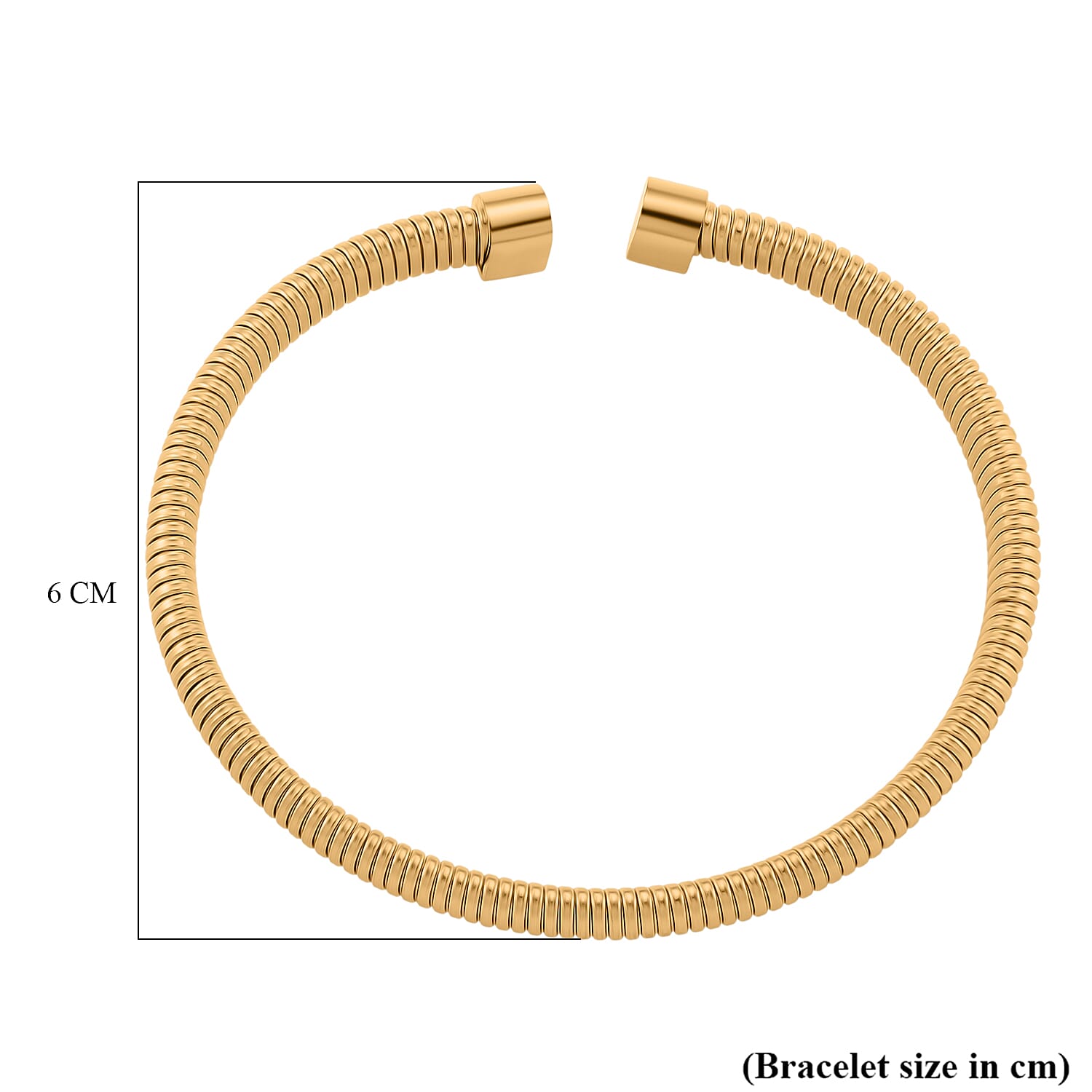 Designer Inspired  - Tubogas Bangle (Adjustable) - Gold