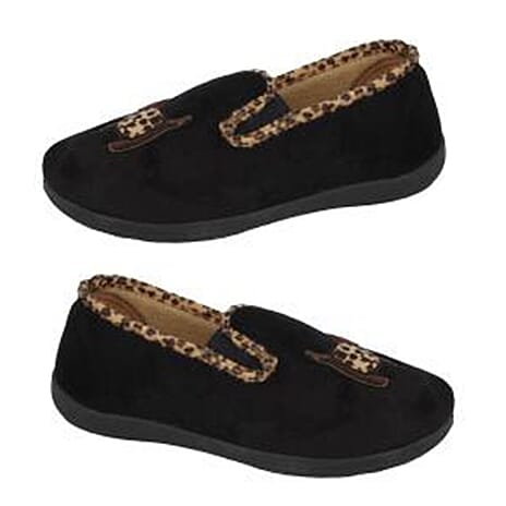 Ladies Slipper (Size 7) - Black