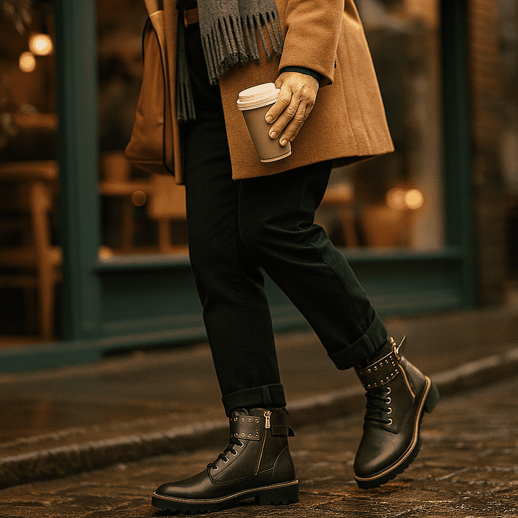 Lotus Leather Foster Ankle Boots