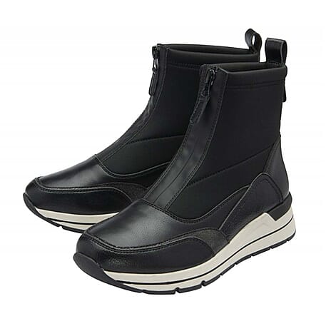 Lotus Petra Zip-Up Ankle Boots (Size 5) - Black